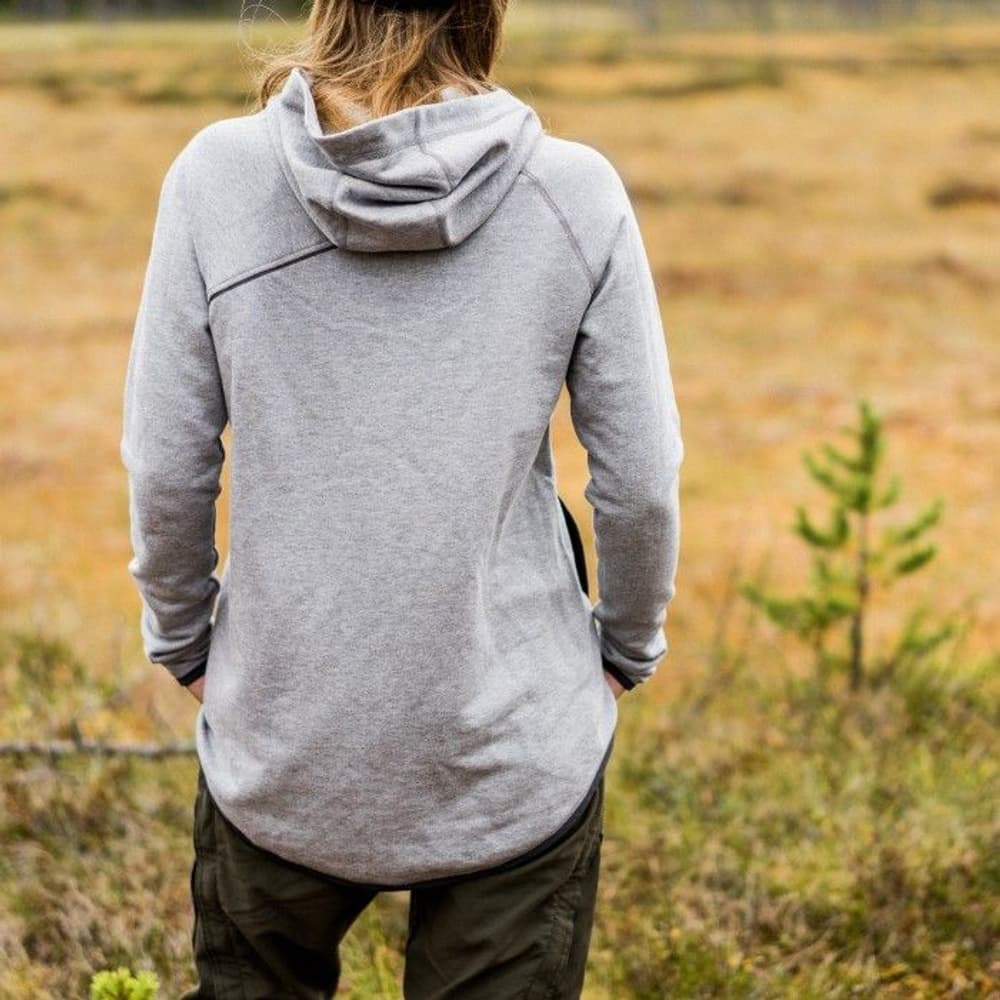 W's Falen Hoodie L ight Grey Melange, view: 4