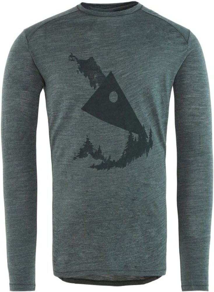 M's Eir Forest L/S Tee Spruce Green, view: 0