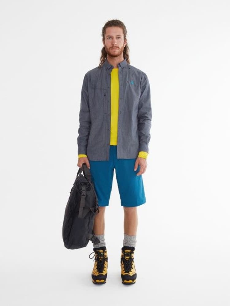 M's Lofn Shirt Storm Blue Melange, view: 3