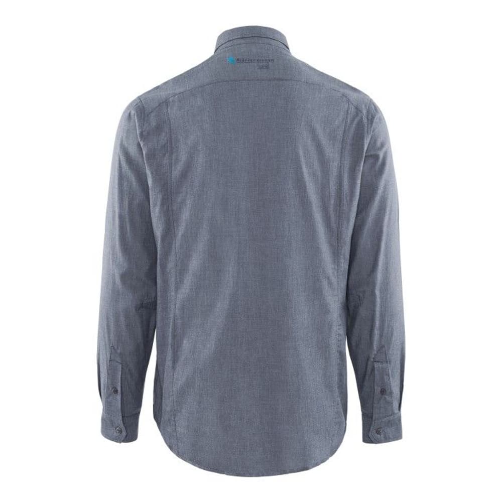 M's Lofn Shirt Storm Blue Melange, view: 1
