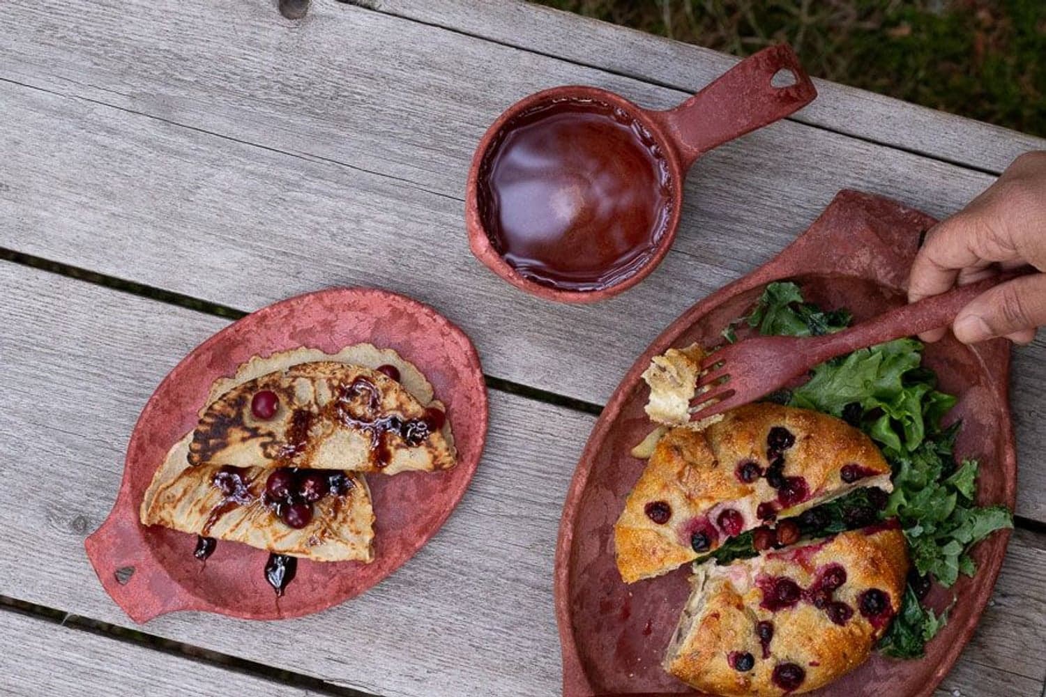 Cutlery 4 delar Röd, view: 2