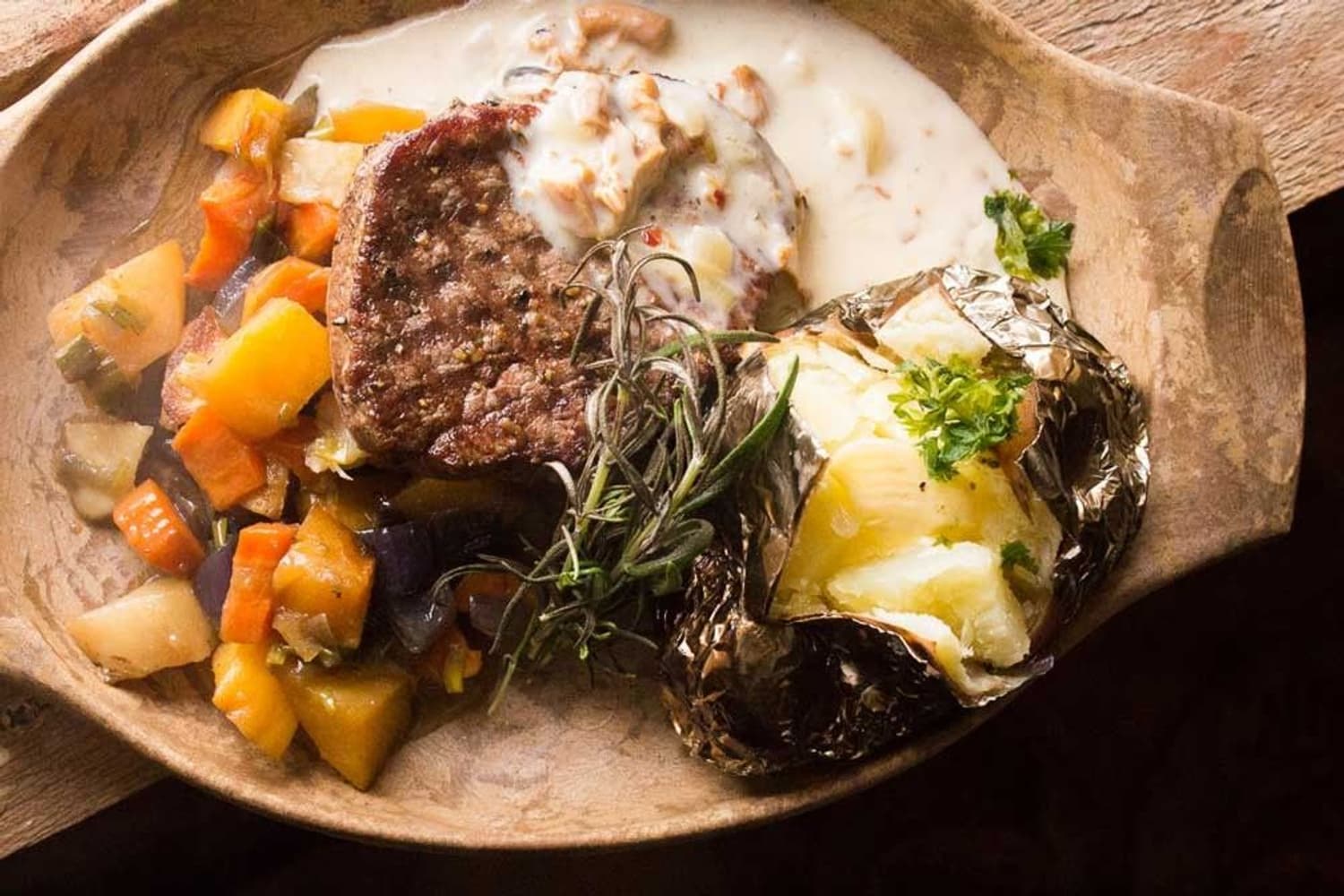 44 cl Brun Serveringsfat/Tallrik, view: 5