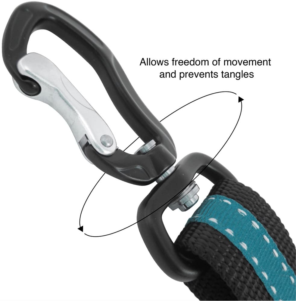 Direct to Seat Belt Swivel Tether Blue, view: 3