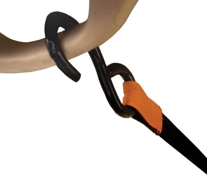 Auto Zip Line with Leash/Tether Black/Orange, view: 2