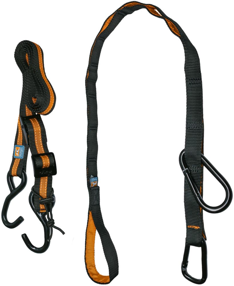 Auto Zip Line with Leash/Tether Black/Orange, view: 1