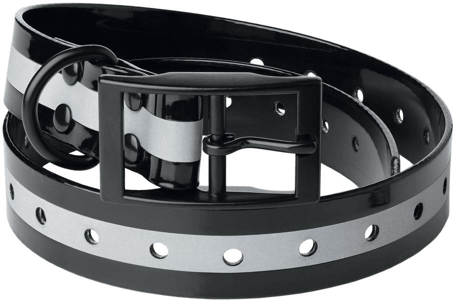 Hundhalsband Svart med reflex, view: 0