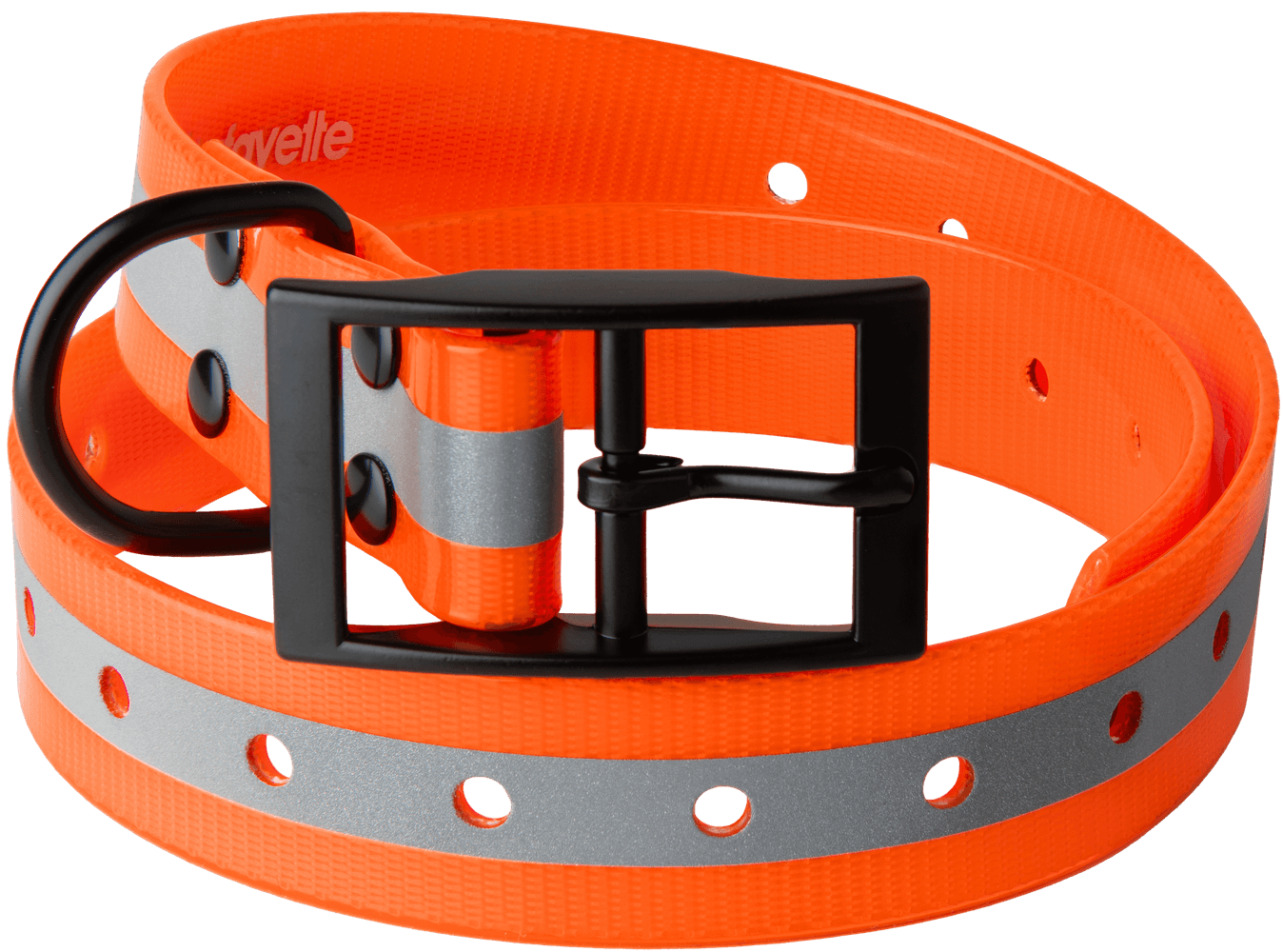 Hundhalsband Orange med reflex, view: 0