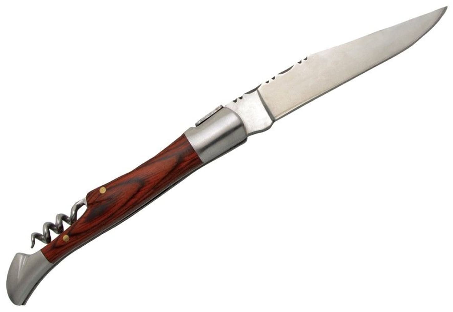 Knife 12 cm med Korkskruv Brun, view: 3