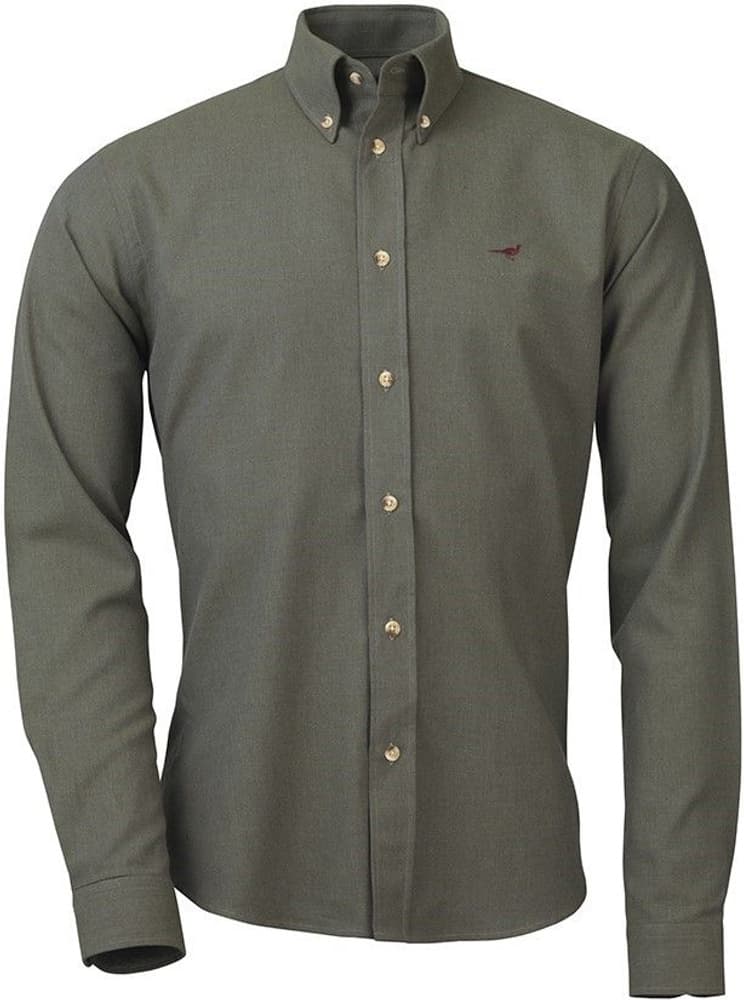 Oliver Shirt Cotton Olive, view: 0