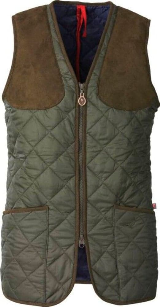 W's Cheltenham Quilted Shooting Vest Olive, view: 0