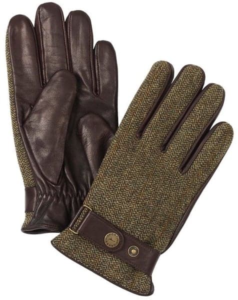 M's Cornwall Tweed and Lambskin Gloves, view: 0