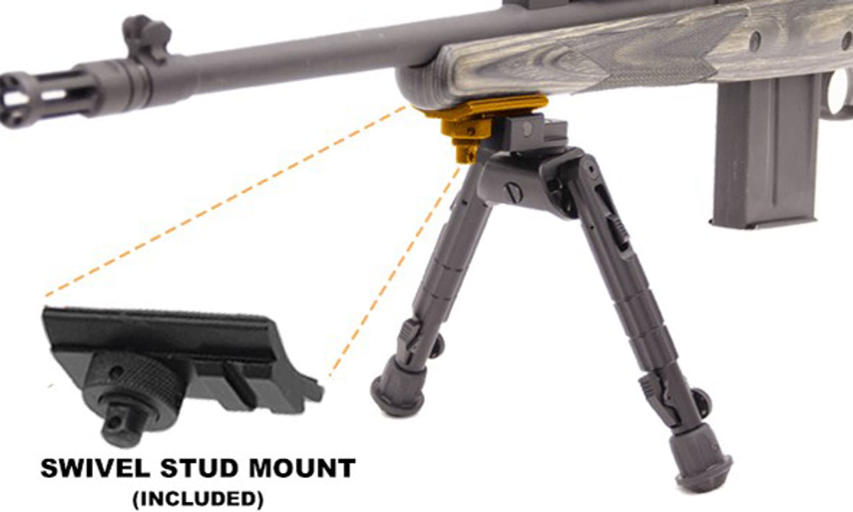 UTG Heavy Duty Recon 360 Bipod, view: 1