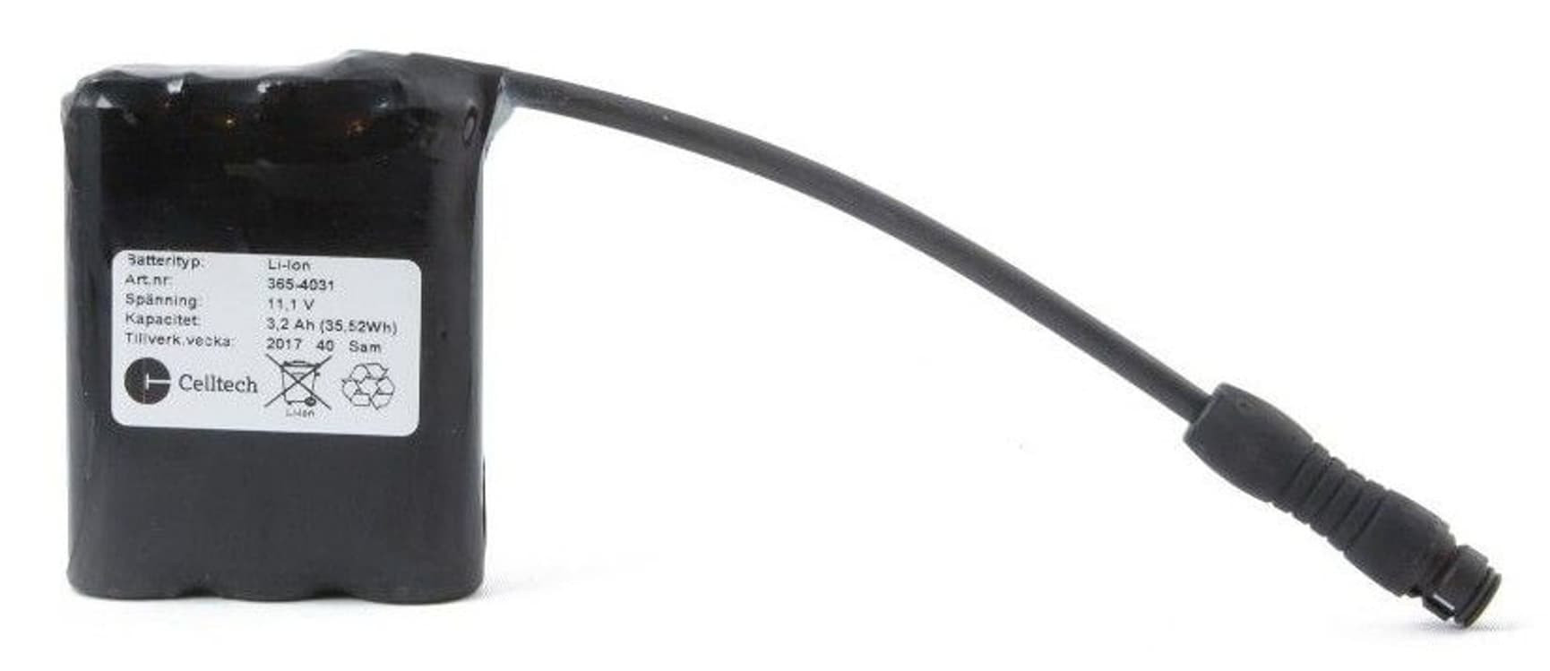 LedX Battery (Small) 10,8 V / 3,5 Ah / 38 Wh, view: 0