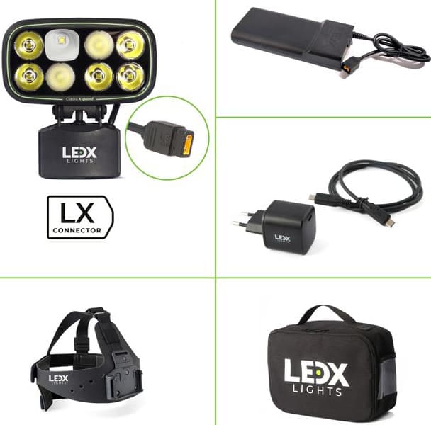 LedX Cobra 6 500 X-pand Kit, LX-Connector 106Wh Battery, view: 0