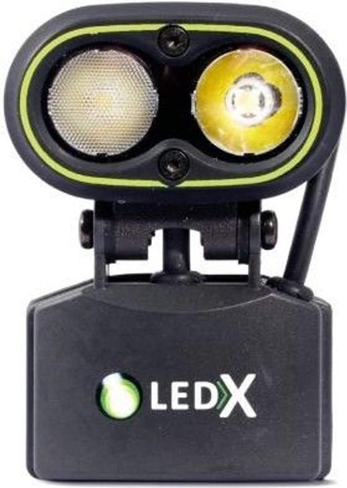 LedX Kaa 2000 Wide + Lampfäste för Hjälm och Litet Batteri, view: 0