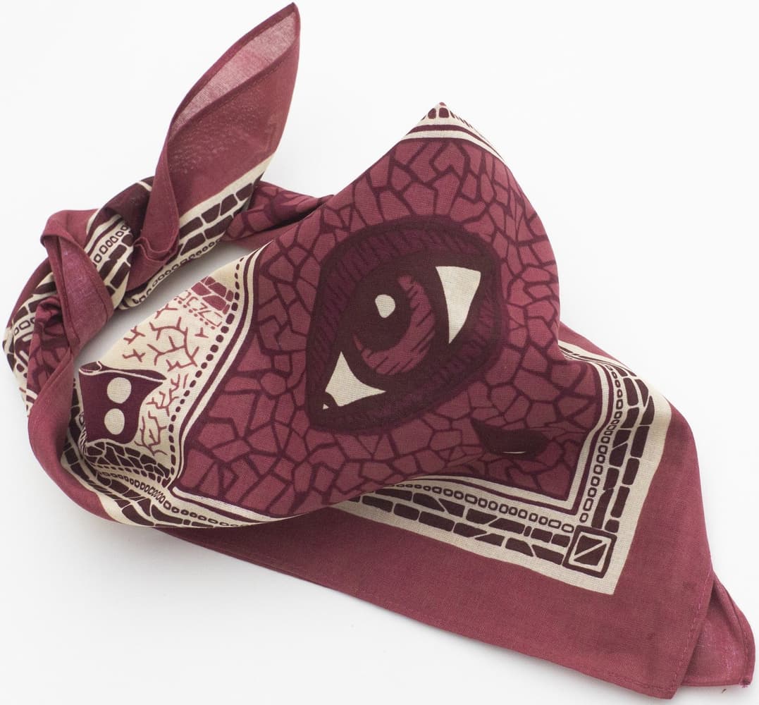 Scarf Bandana & Duk Storebror Röd, view: 2