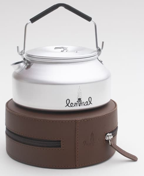 Kaffepanna med Läderfodral Cognac, view: 0