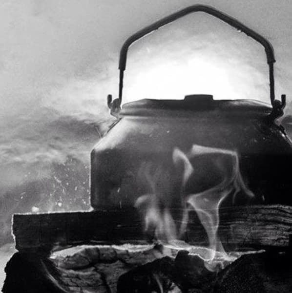 Kaffepanna med Läderfodral Cognac, view: 5