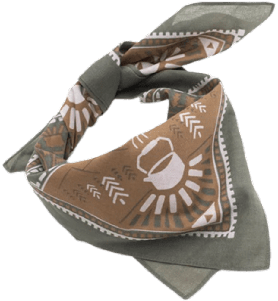 Scarf Bandana & Duk Frimärket Grön, view: 2