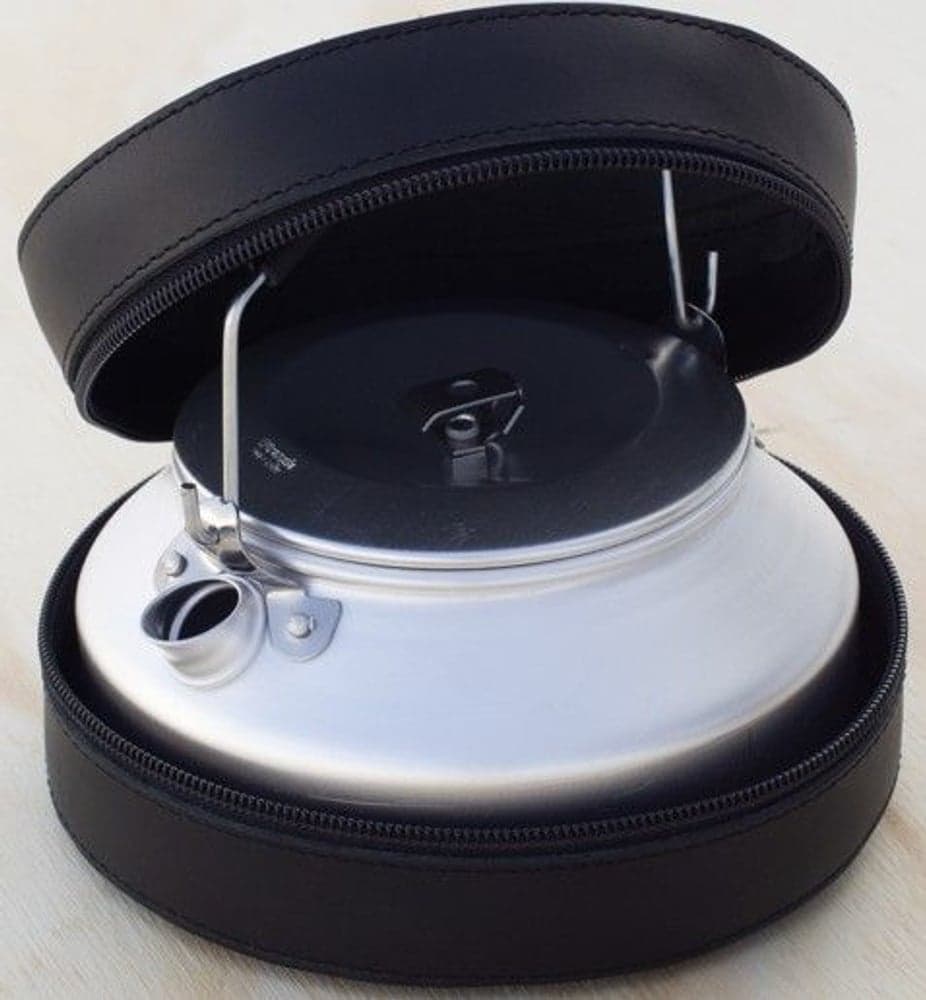 Kaffepanna Trangia 0,9 L med Skinnfodral Svärtan, view: 0