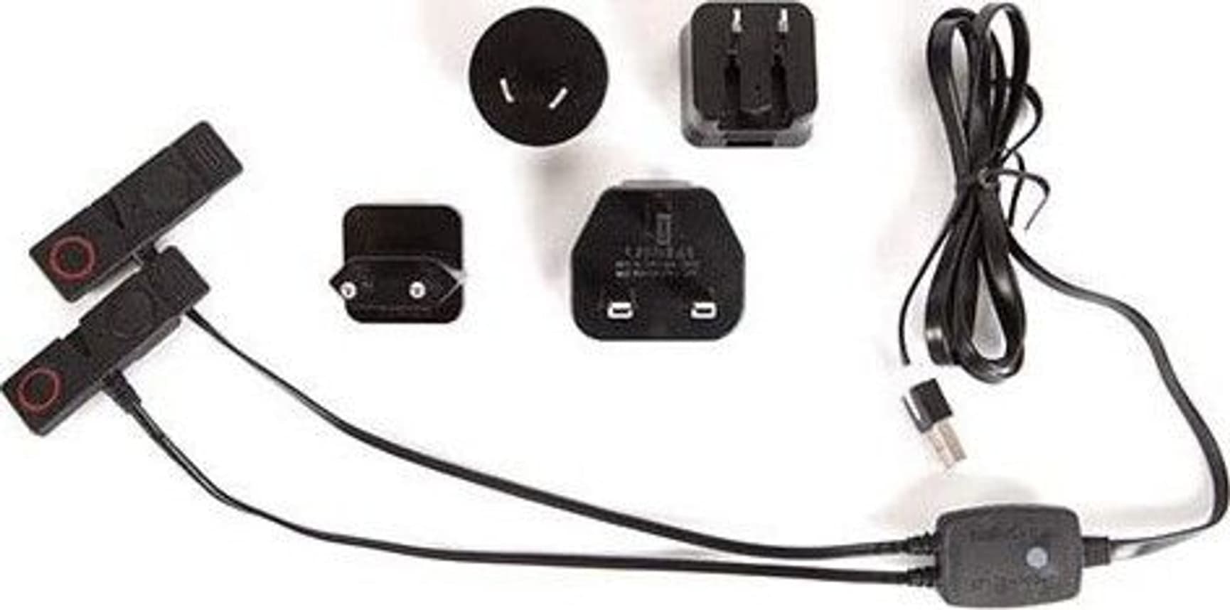 USB-laddare med 4 adaptrar, view: 0