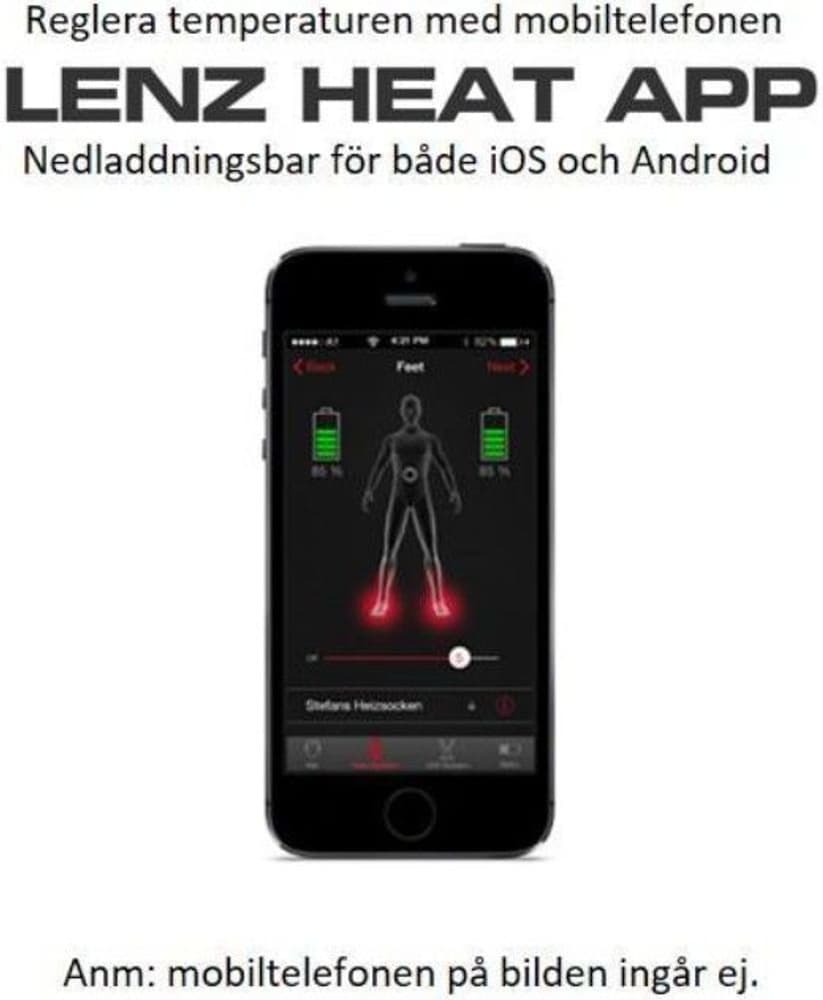 Set of Heat Sock 5.0 Toe Cap + Batteripack rcB 1200, view: 1