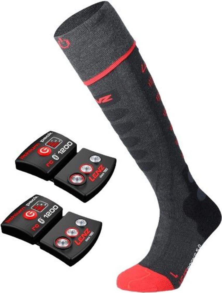 Set of Heat sock 5.1 + Batteripack rcB 1200 Antracite/Red, view: 0