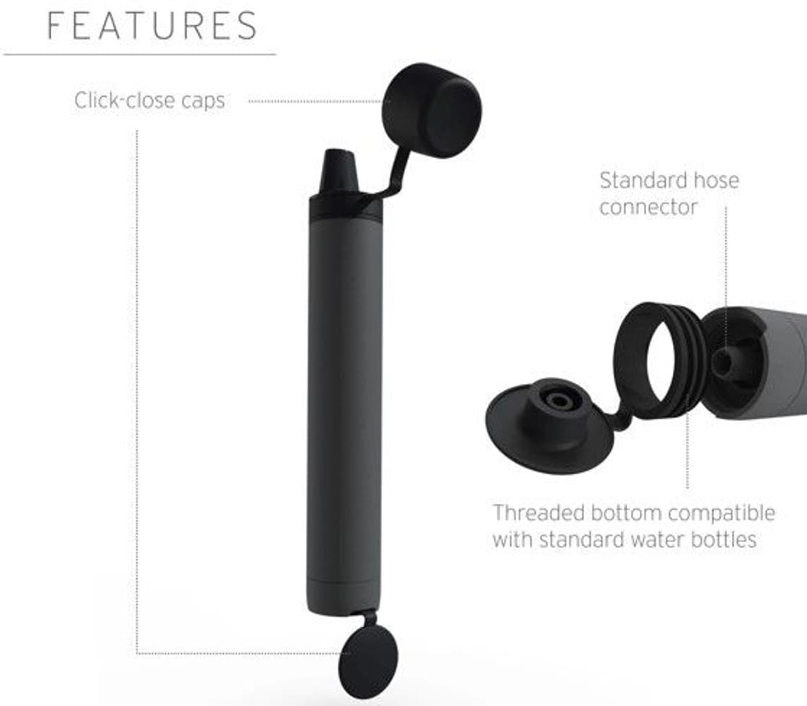 Peak Personal Straw Dark Grey, view: 1