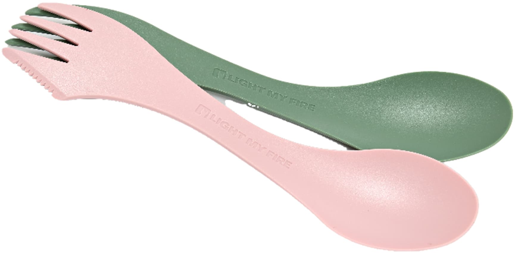 Spork Lefty Sandy Green / Dusty Pink, view: 0