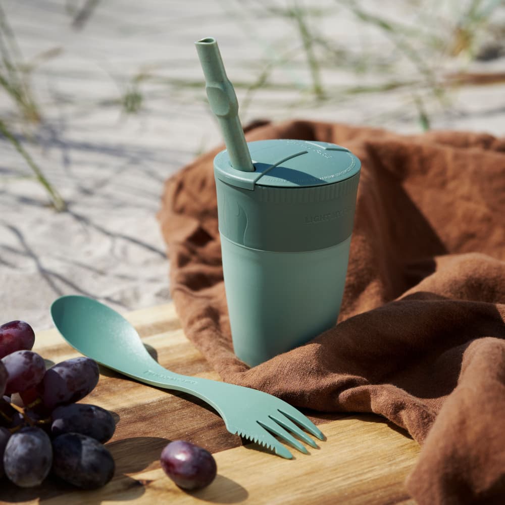 Spork'n Straw Sandy Green, view: 2