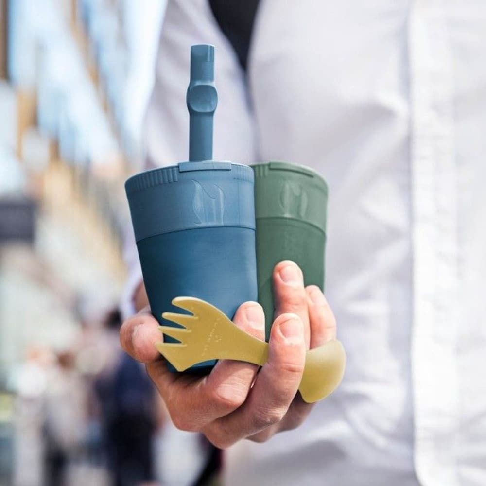 Pack-up-Cup BIO Sandygreen, view: 2