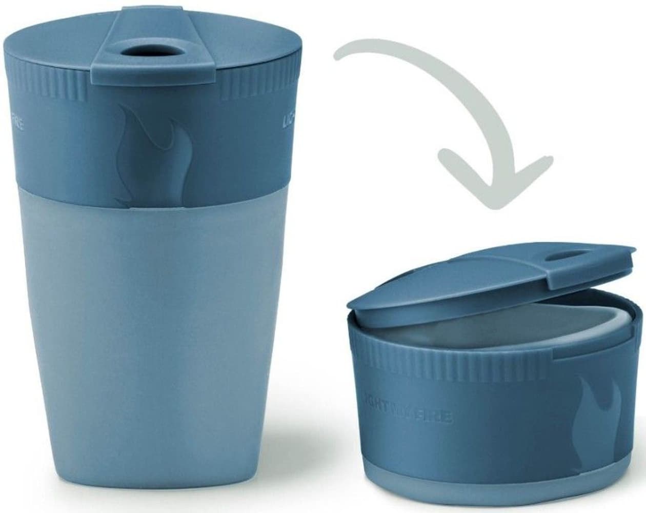 Pack-up-Cup BIO Hazyblue, view: 1