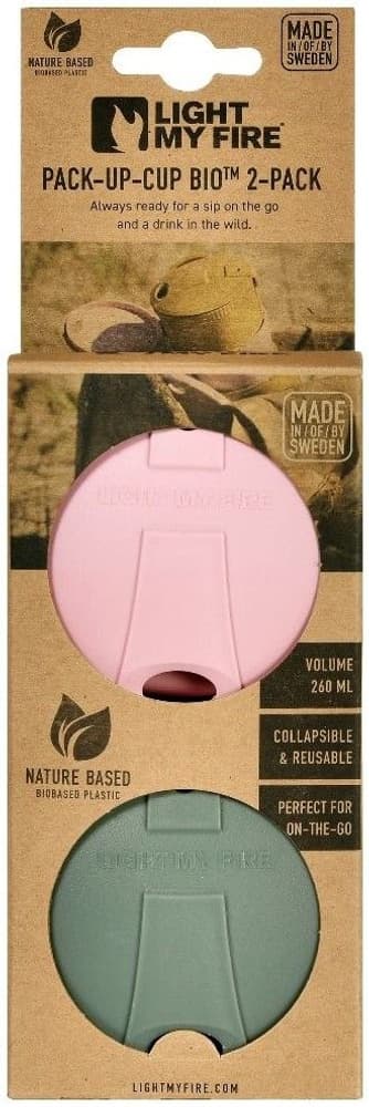 Pack-up-Cup 2-pack Dustypink/Shadygreen, view: 8
