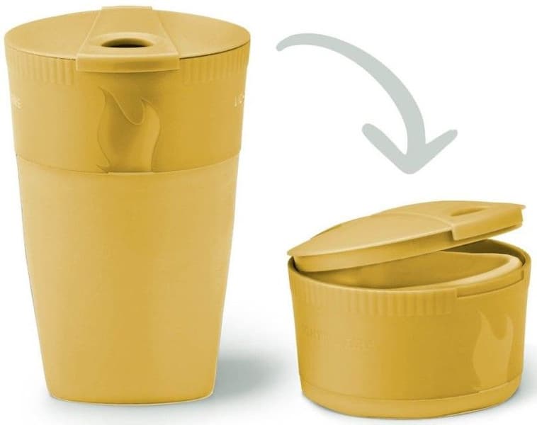 Pack-up-Cup 2-pack Mustyyellow/Hazyblue, view: 3