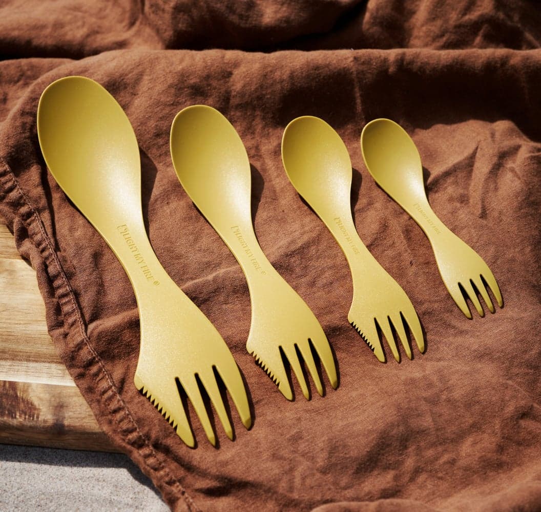 Spork Medium 2-pack Musty Yellow / Hazy Blue, view: 3