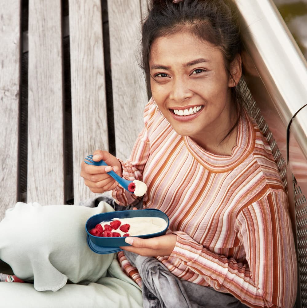 Spork Little 2-pack Musty Yellow / Hazy Blue, view: 3