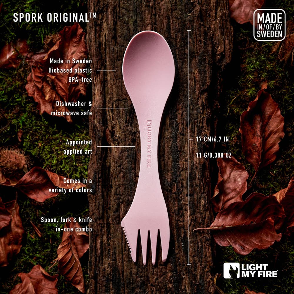 Spork Original 2-pack Sandy Green / Dusty Pink, view: 5