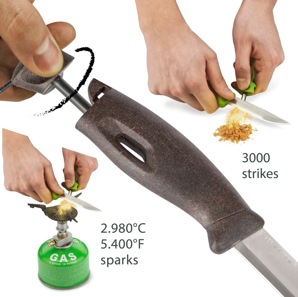 Swedish FireKnife 2 in1 Rusty Orange, view: 7