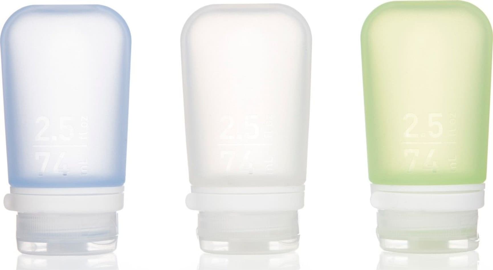 GoToob 3-pack Medium 74 ml Klar/Grön/Blå, view: 0