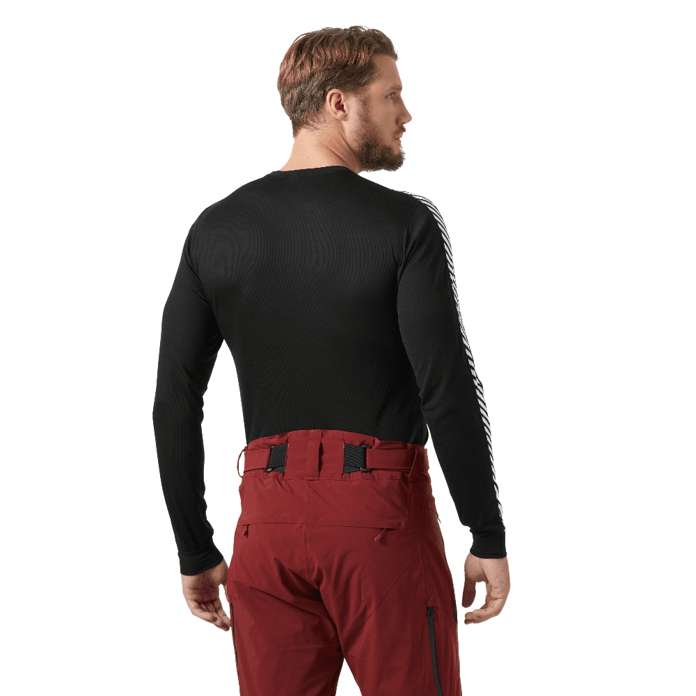 M's Lifa Stripe Crew Black, view: 2