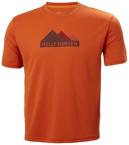 M's Hh Tech Graphic T-Shirt Patrol Orange, view: 0