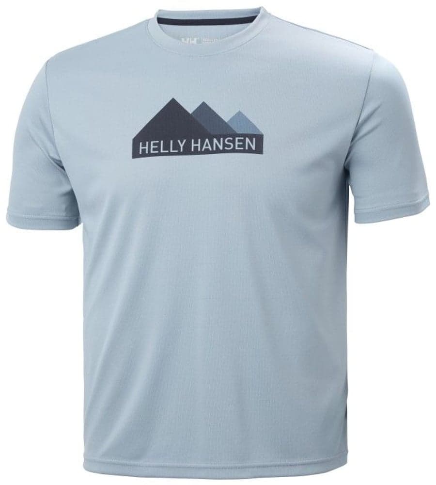 M's Hh Tech Graphic T-Shirt Dusty Blue, view: 0