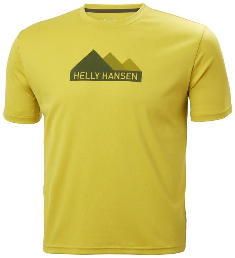 M's Hh Tech Graphic T-Shirt Warm Olive, view: 0