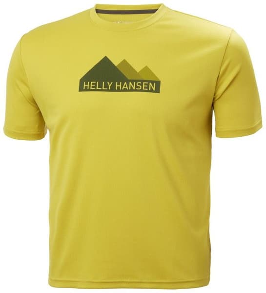 M's Hh Tech Graphic T-Shirt Warm Olive, view: 0