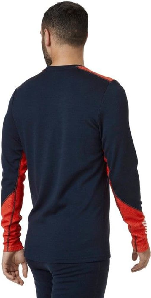 M's Lifa Merino Midweight Crew Navy, view: 3