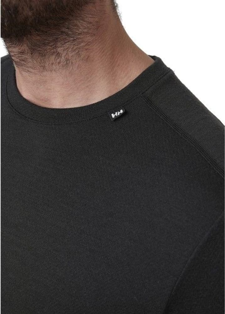 M's Lifa Merino Midweight Crew Black, view: 4