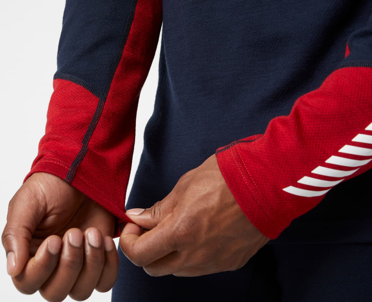 M's Lifa Merino Midweight Crew Navy, view: 5