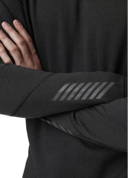 M's Lifa Merino Midweight Crew Black, view: 6