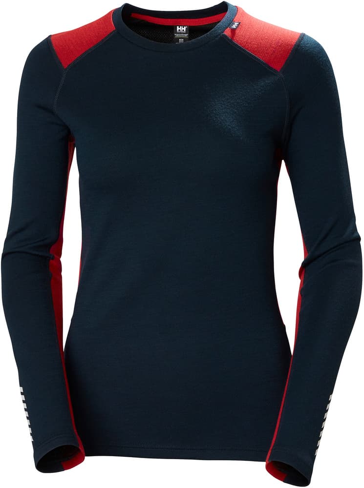 W's Lifa Merino Midweight Crew Navy, view: 0