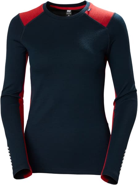 W's Lifa Merino Midweight Crew Navy, view: 0